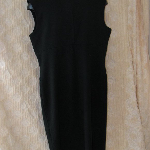 Lori M Collection Women's Classic Black Sleeveless Mini Dress ~ Large - Picture 5 of 10